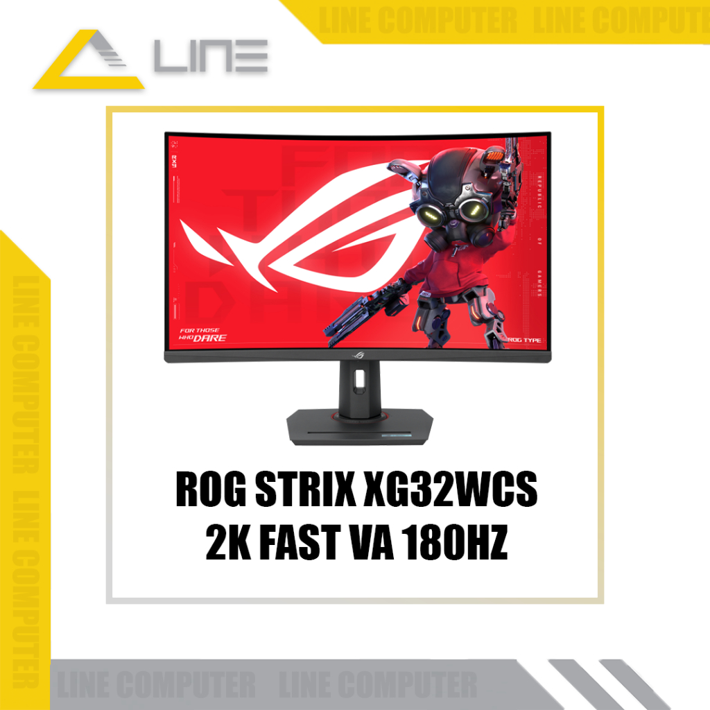 ASUS ROG Strix XG32WCS - 2K Fast VA 180hz Monitor Gaming ROG