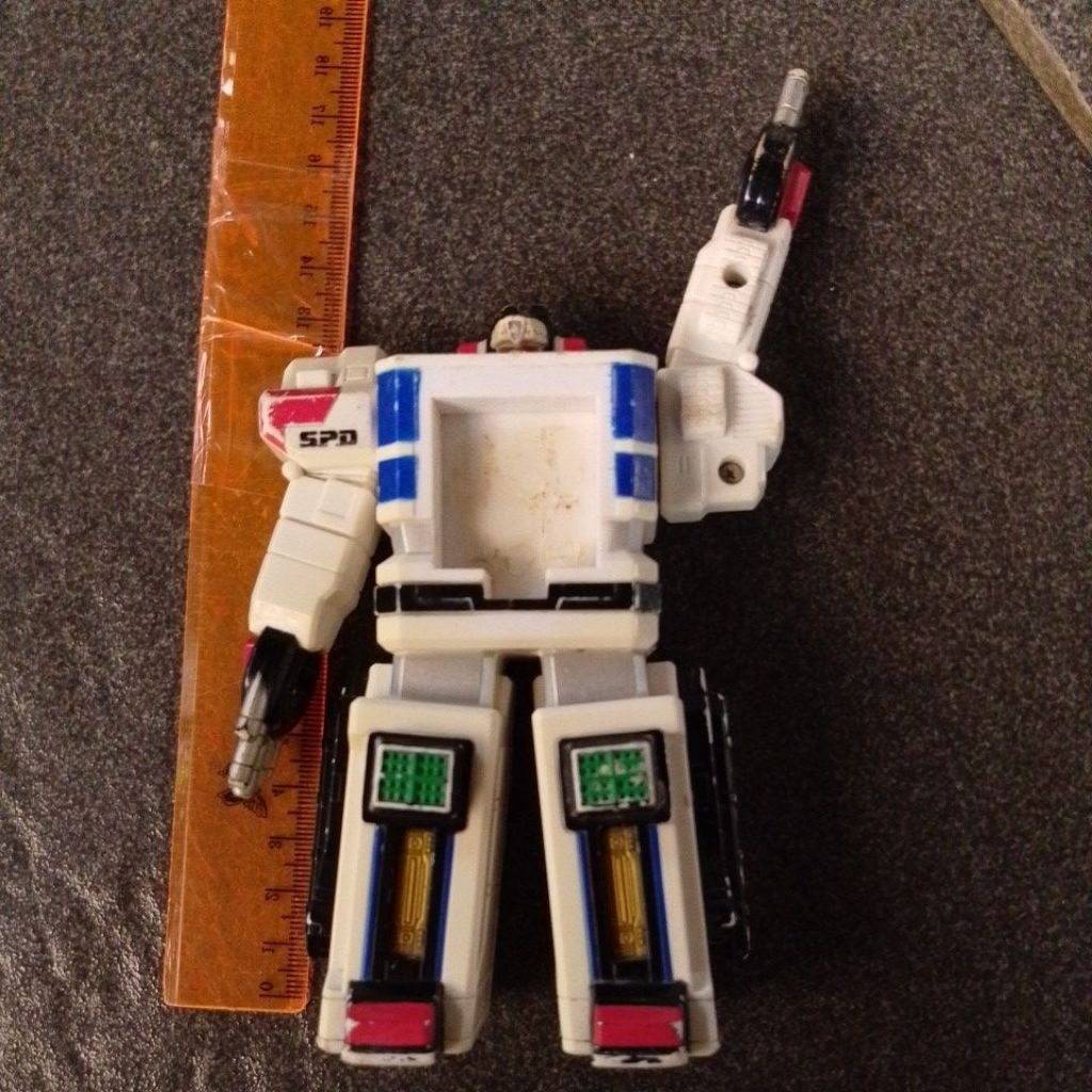 Figur 5` power rangers spd.megazord delta command ORI popy junk second