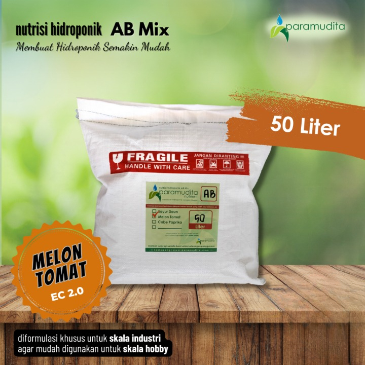 Nutrisi Hidroponik 50 LITER AB Mix Berbagai Varian Paramudita Nutrient