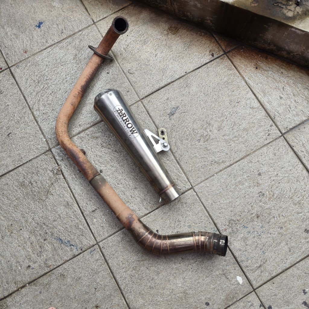 Knalpot Racing Ninja 250 SL RR Mono Kawasaki Arrow Purba FullSystem Full System Second Bekas