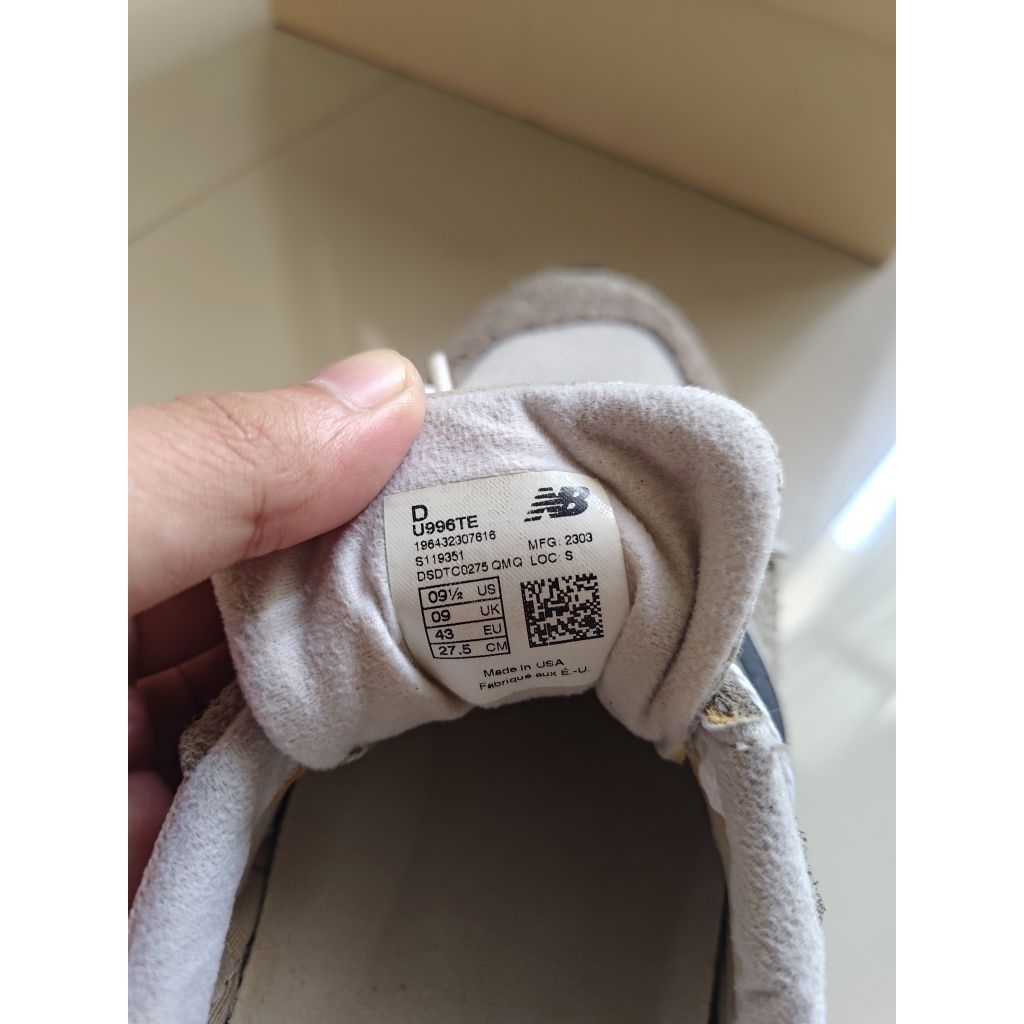 New Balance 996 made in usa second