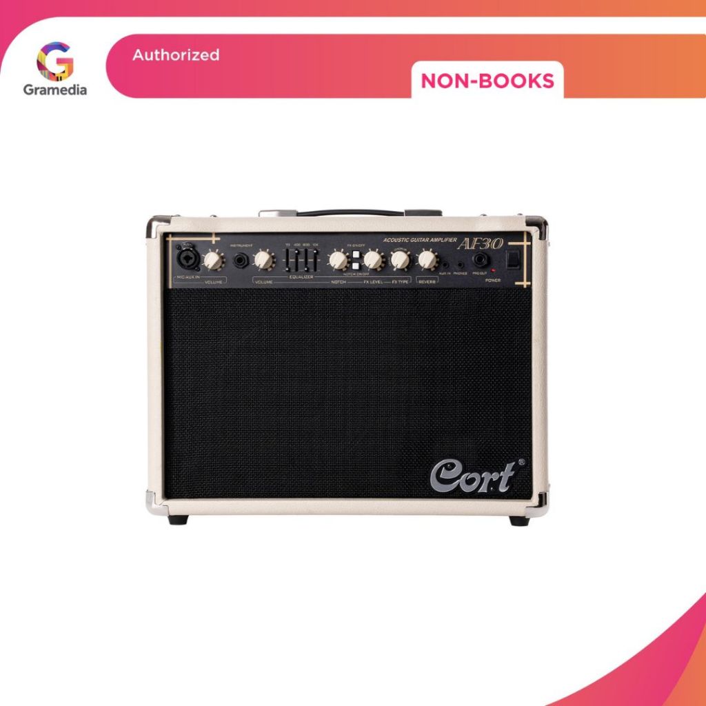 Gramedia Bogor - Cort Ampli Akustik Gitar Tipe AF 30