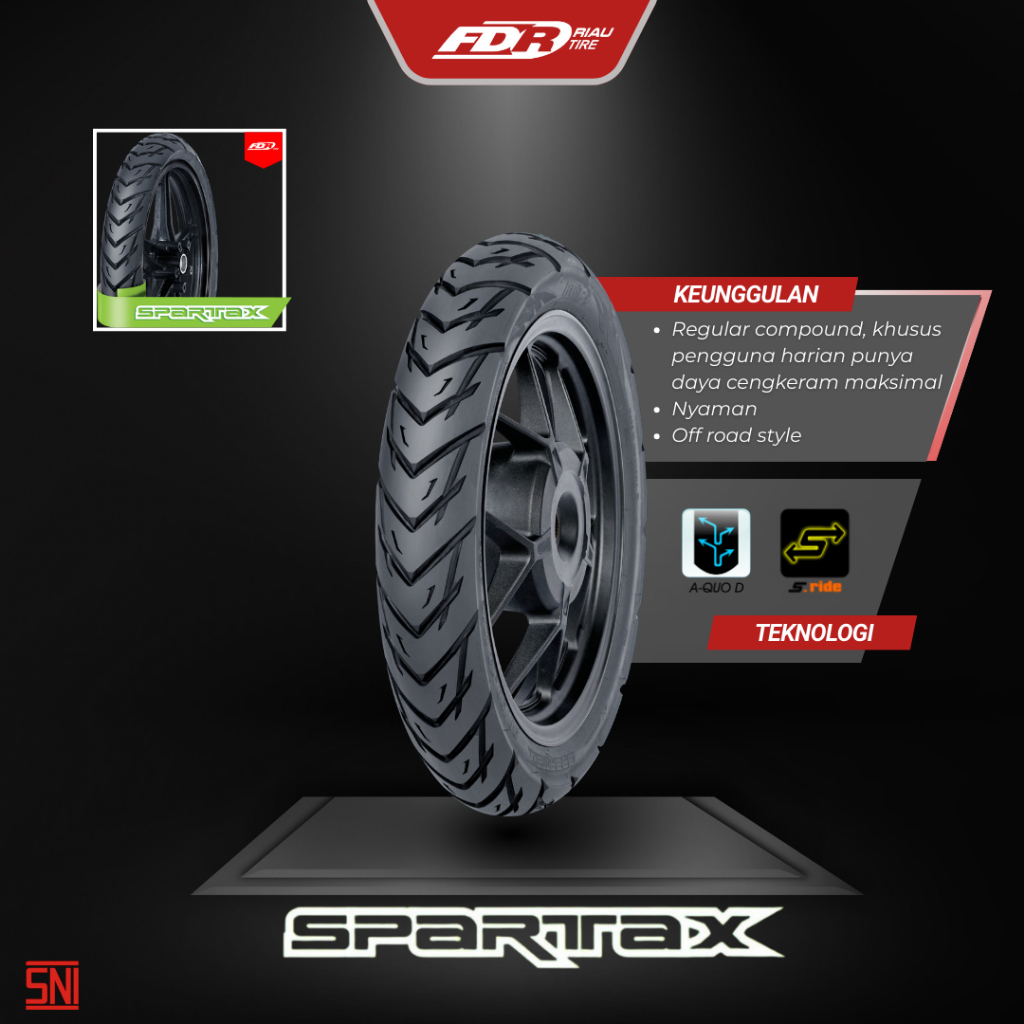 FDR TIRE SPARTAX R17 TUBELESS