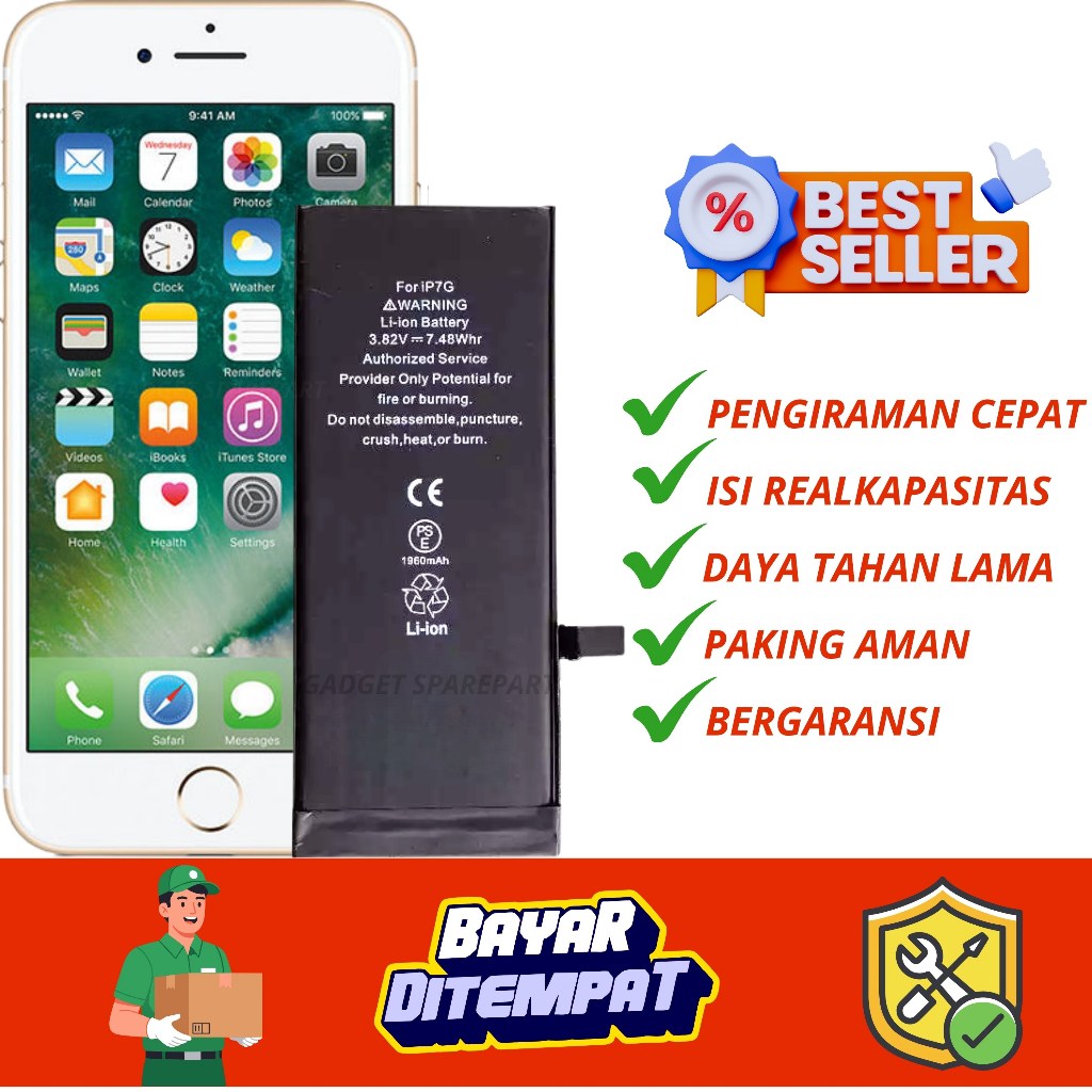 BATERAI IPONE 7G ORI NEW