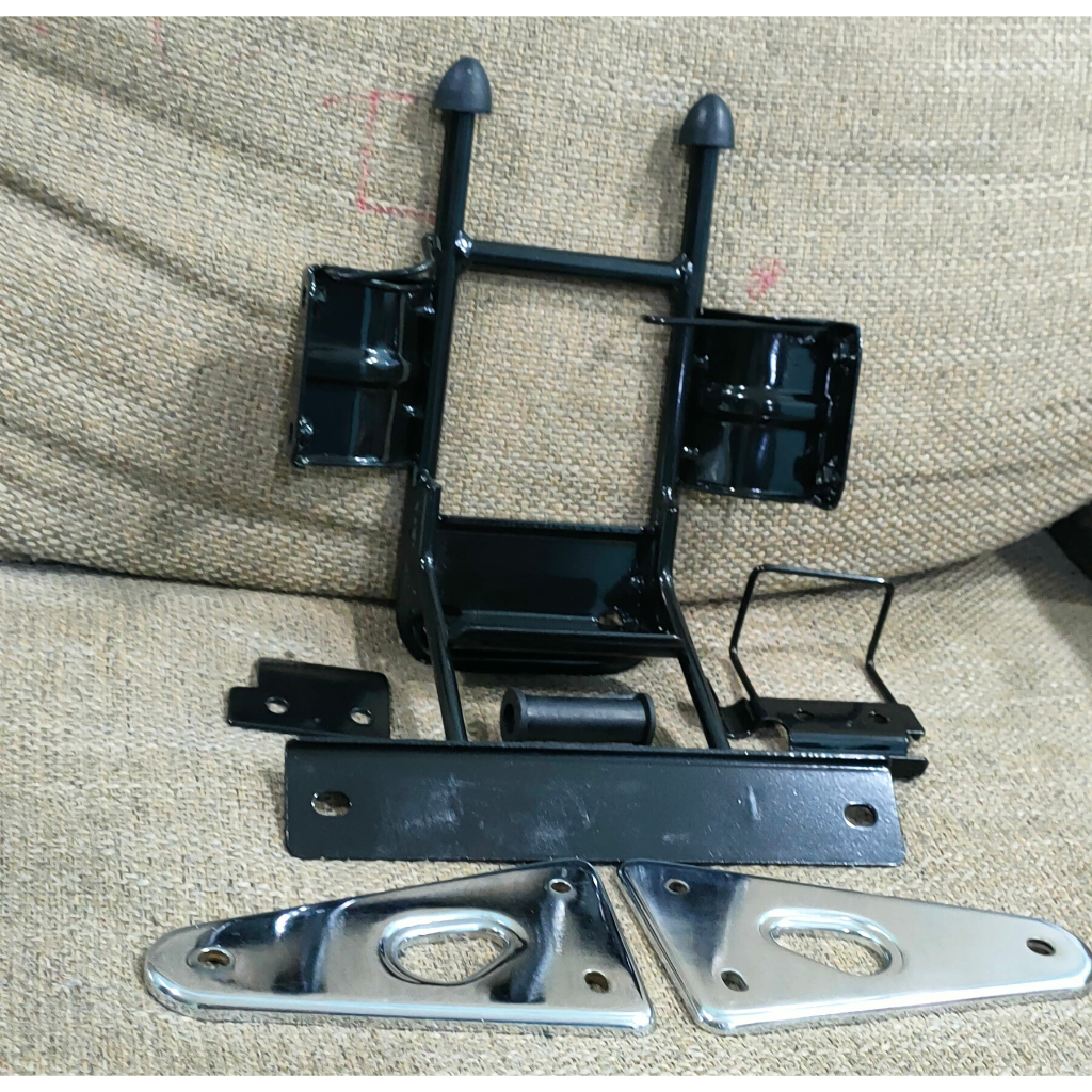 DISKON HARGA SPESIAL 1SET BREKET DUDUKAN LAMPU DEPAN + DUDUKAN TEMPAT PLAT NOMOR FULL BESI TEBAL MOT