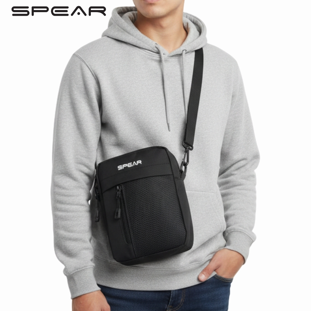 SPEAR Messenger Import Tas Bahu & Selempang Premium Tas Pria / Unisex MB-LA03