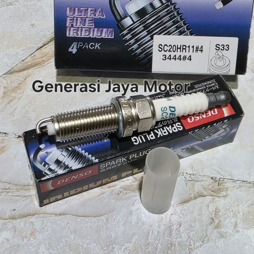 BUSI IRIDIUM POWER DENSO SC20HR11 NISSAN LIVINA JUKE MARCH ORIGINAL