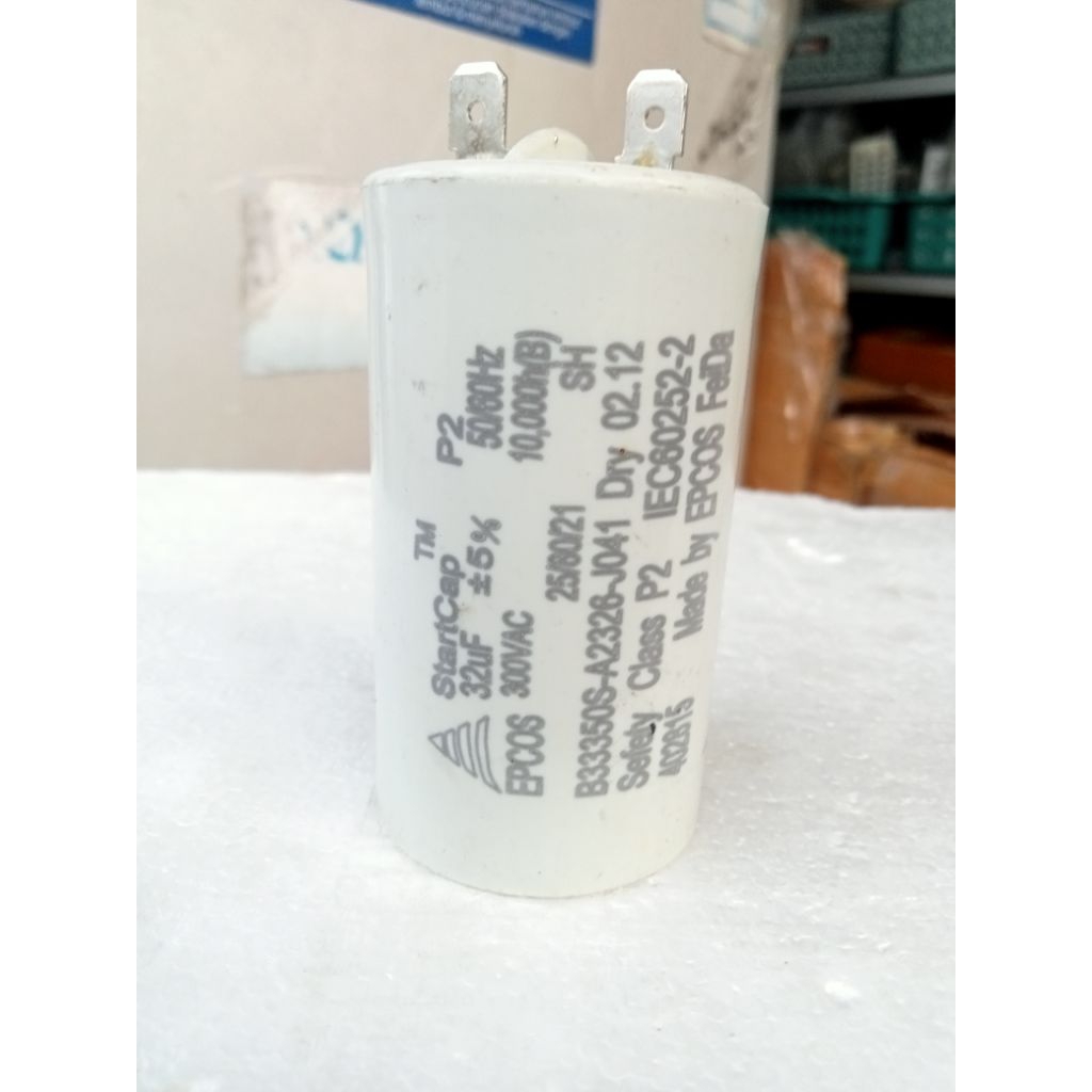 kapasitor epcos mesin cuci 1tabung LG Sharp 32uf original