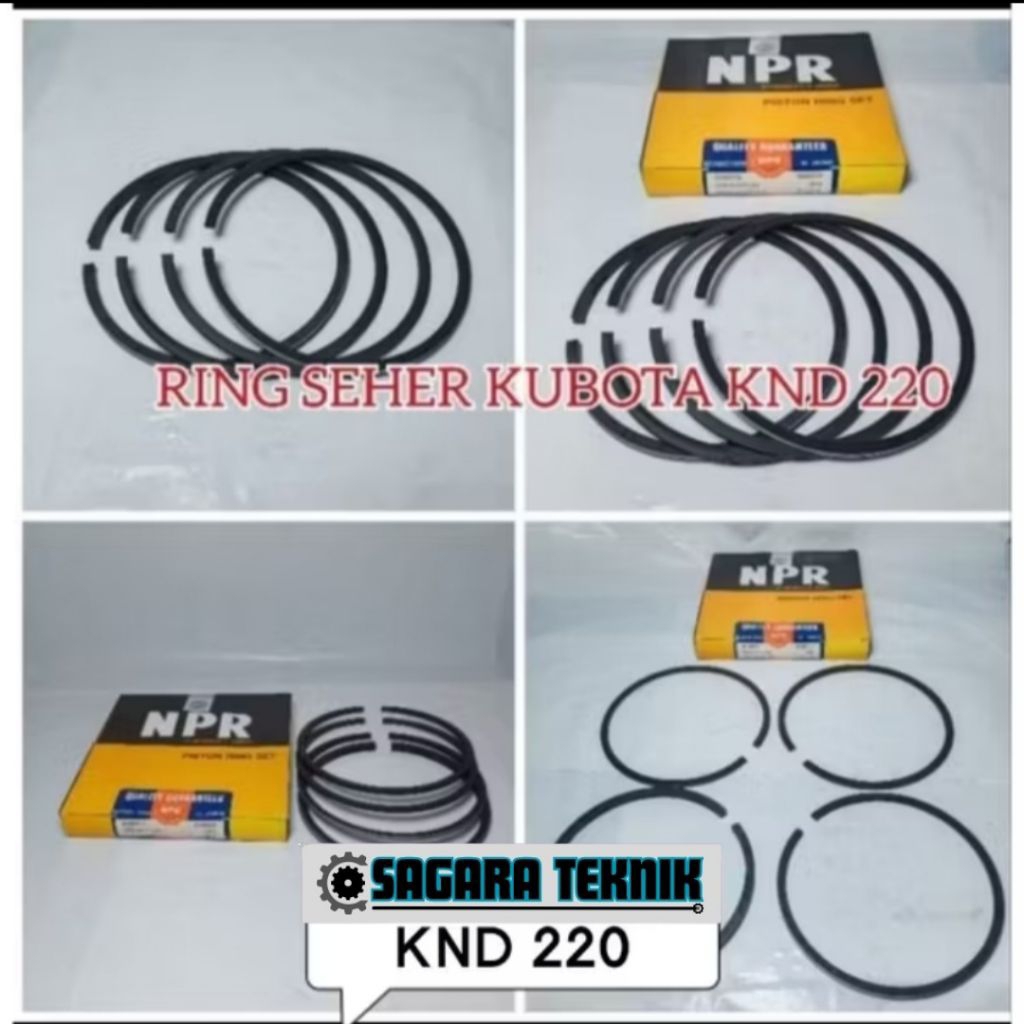 RING PISTON KND 220 RING SEHER KUBOTA KND 220
