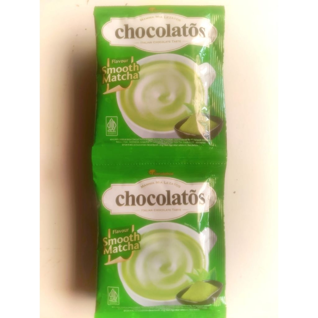 chocolatos matcha 1renceng 10sachet