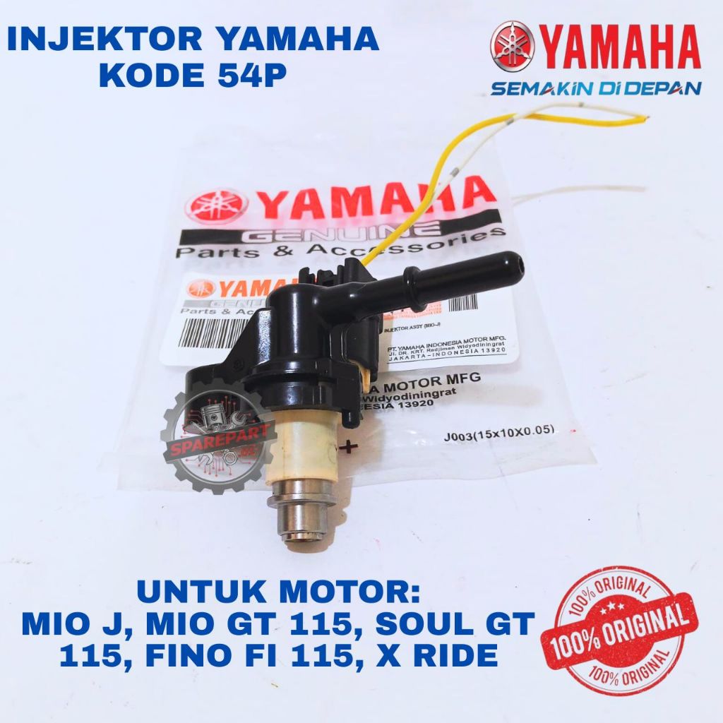 INJEKTOR ORIGINAL YAMAHA KODE 54P MIO, INJEKTOR MIO J, MIO GT 115, SOUL GT 115, X RIDE