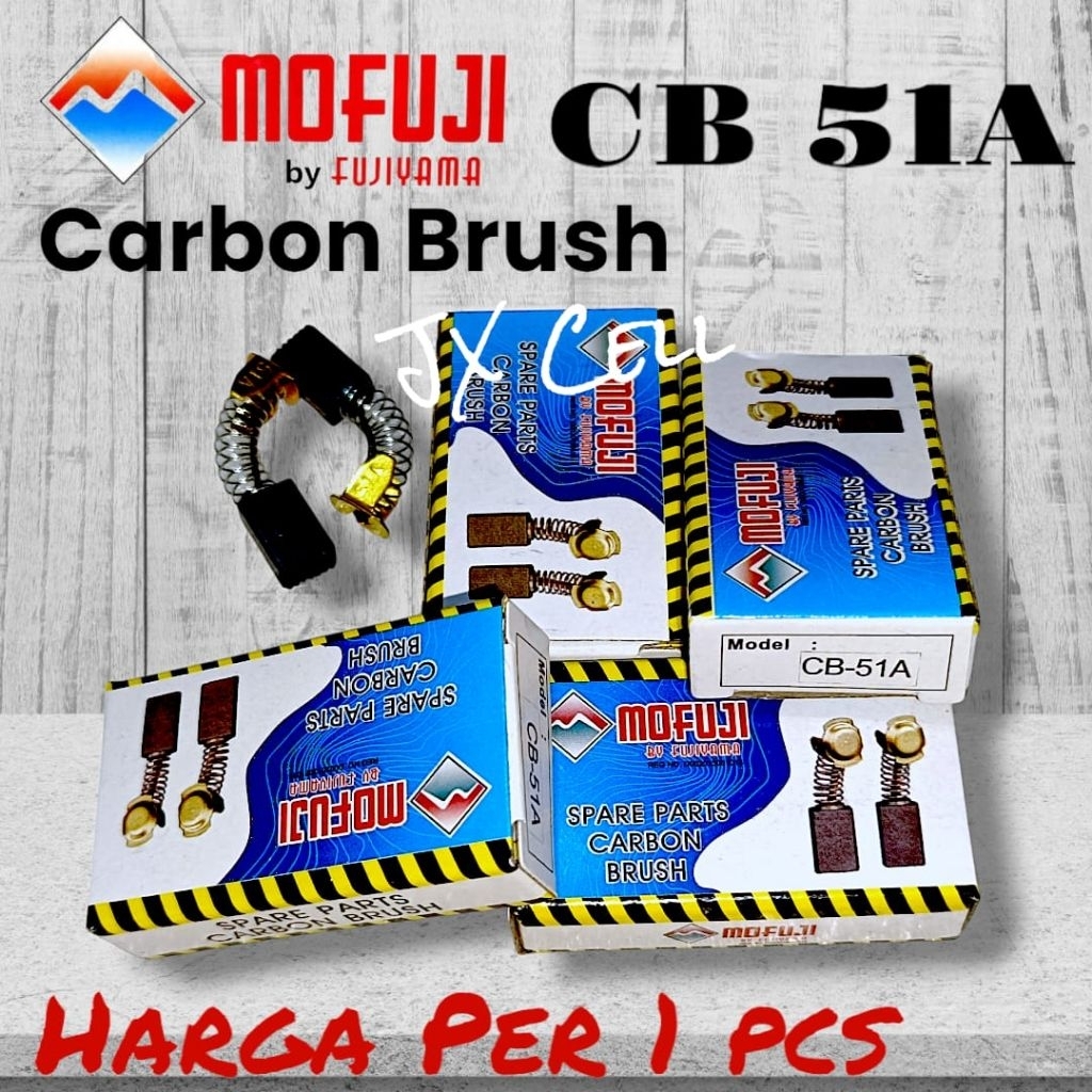 Mofuji Carbon Brush Arang CB 51A asli dari PT Fujiyama