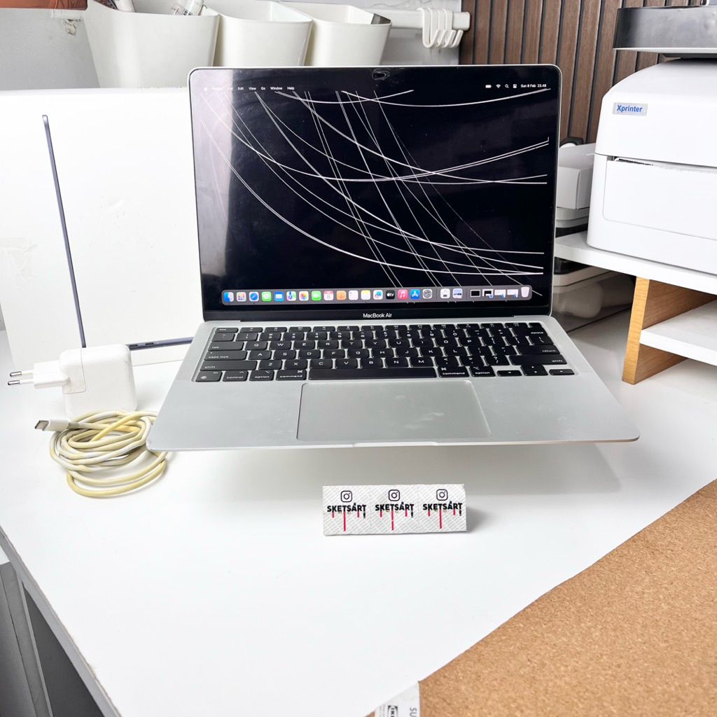 MacBook Air M1 8gb 512gb Silver Battery Health 84%