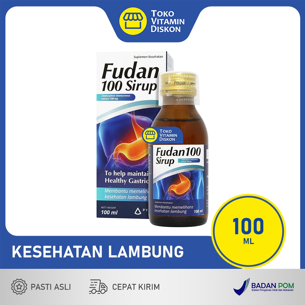 PYRIDAM FARMA FUDAN 100 | SUPLEMEN KESEHATAN LAMBUNG, ASAM LAMBUNG, MAAG