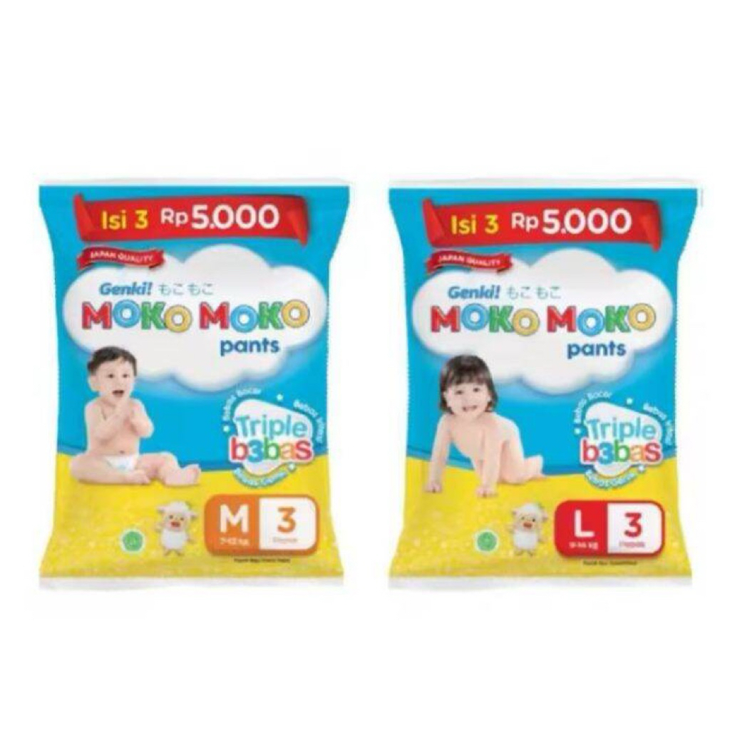 Pampers renceng moko-moko