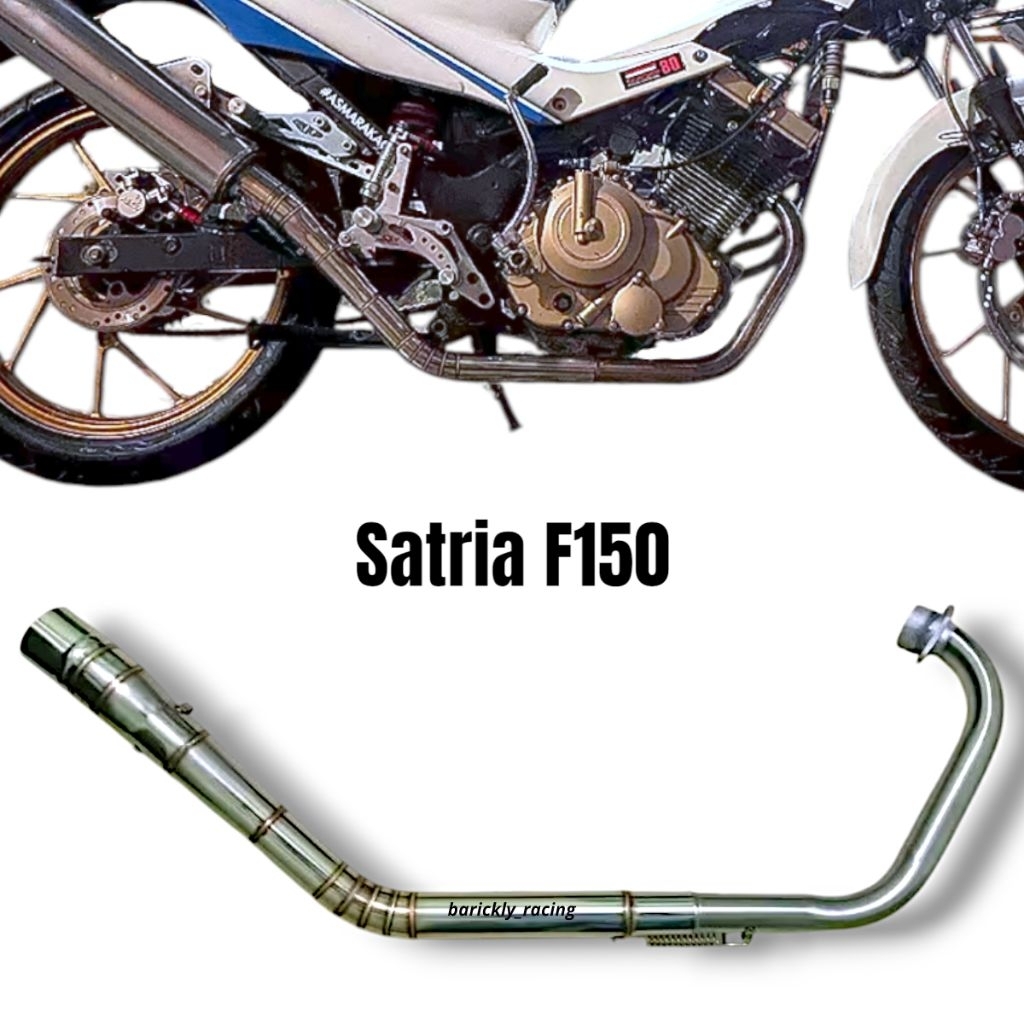 Header Leheran Pipa Knalpot Roadrace Satria F150 Fu Fi Karbu Injeksi Ngaceng Drag Racing Balap Race