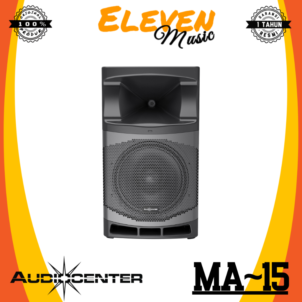 AudioCenter MA15 Full Range 15" Inch Speaker Aktif MA-15 Speaker Portable Active DSP-controlled