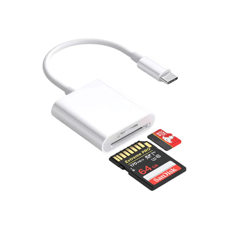 Card Reader OTG SD + TF Type C Phone Tablet | OTG Type C Card Reader SD Card TF Card