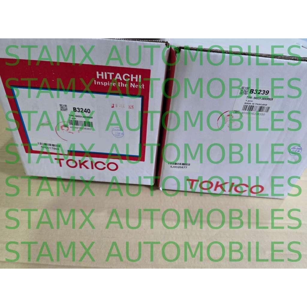 SHOCK BREAKER depan sepasang ORIGINAL merk TOKICO tipe Gas Toyota New Vios Gen 2 NCP93R 07-12 / Yari