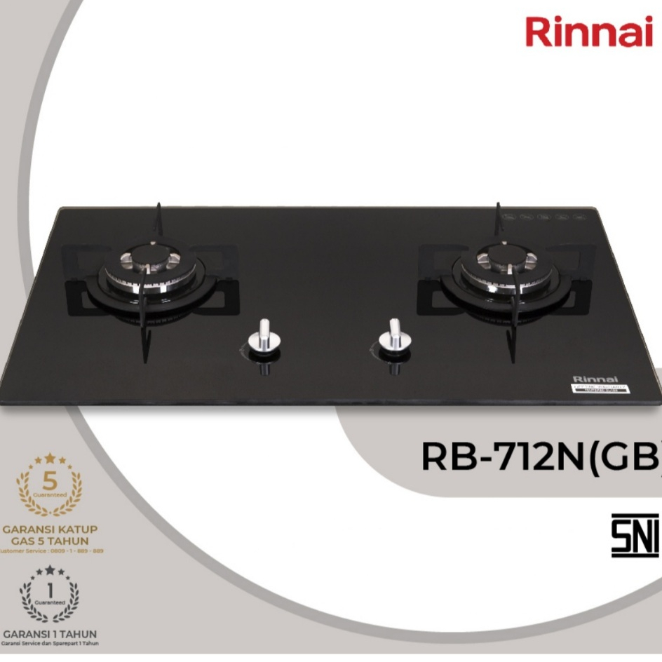Kompor Tanam Rinnai RB 712 N GB Schott Glass