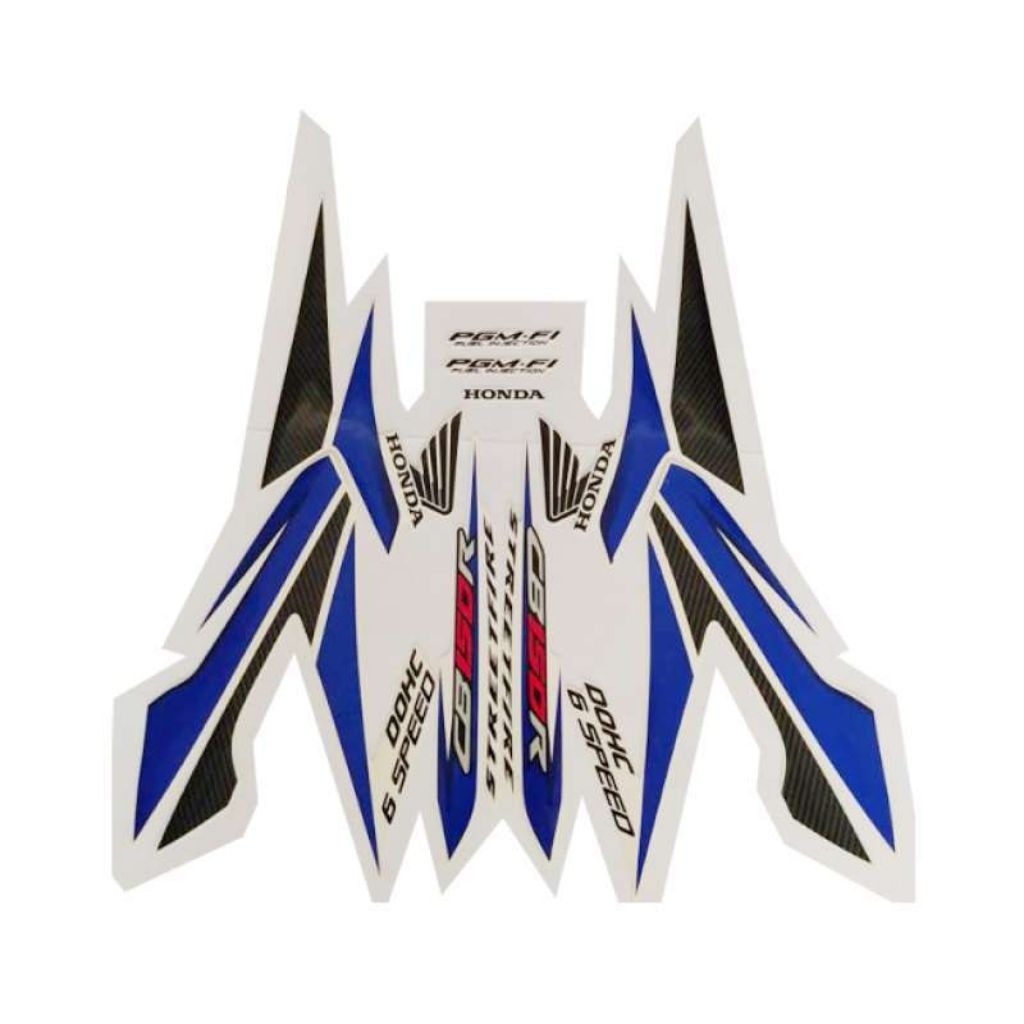 Striping stiker body motor honda cb 150 R 2014 stiker list bodi motor honda cb 150 r tahun 2014