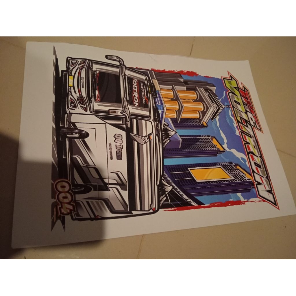 Poster bus QQ Trans Voltron