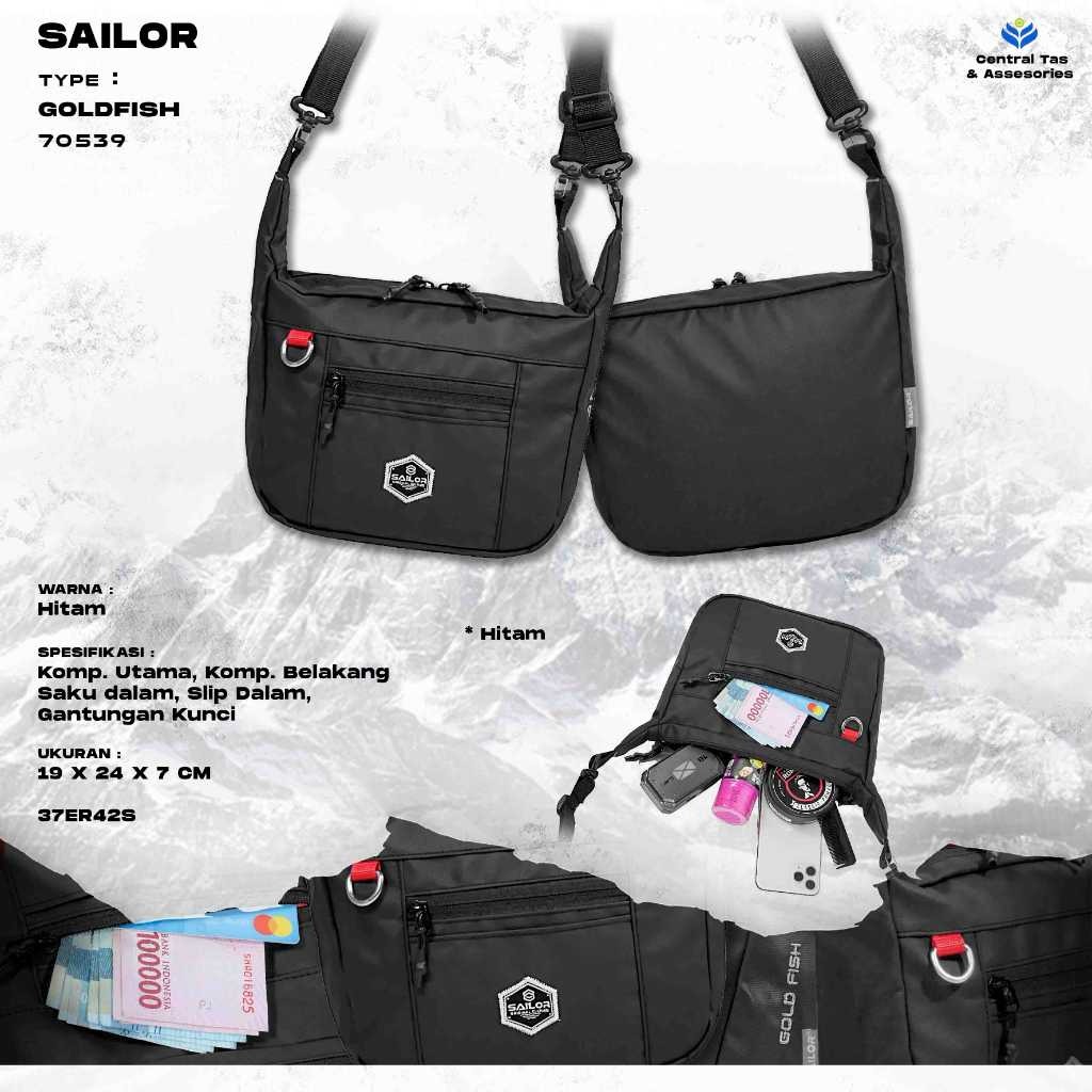 Sailor Goldfish Tas Selempang Trendi Premium Unisex 70539