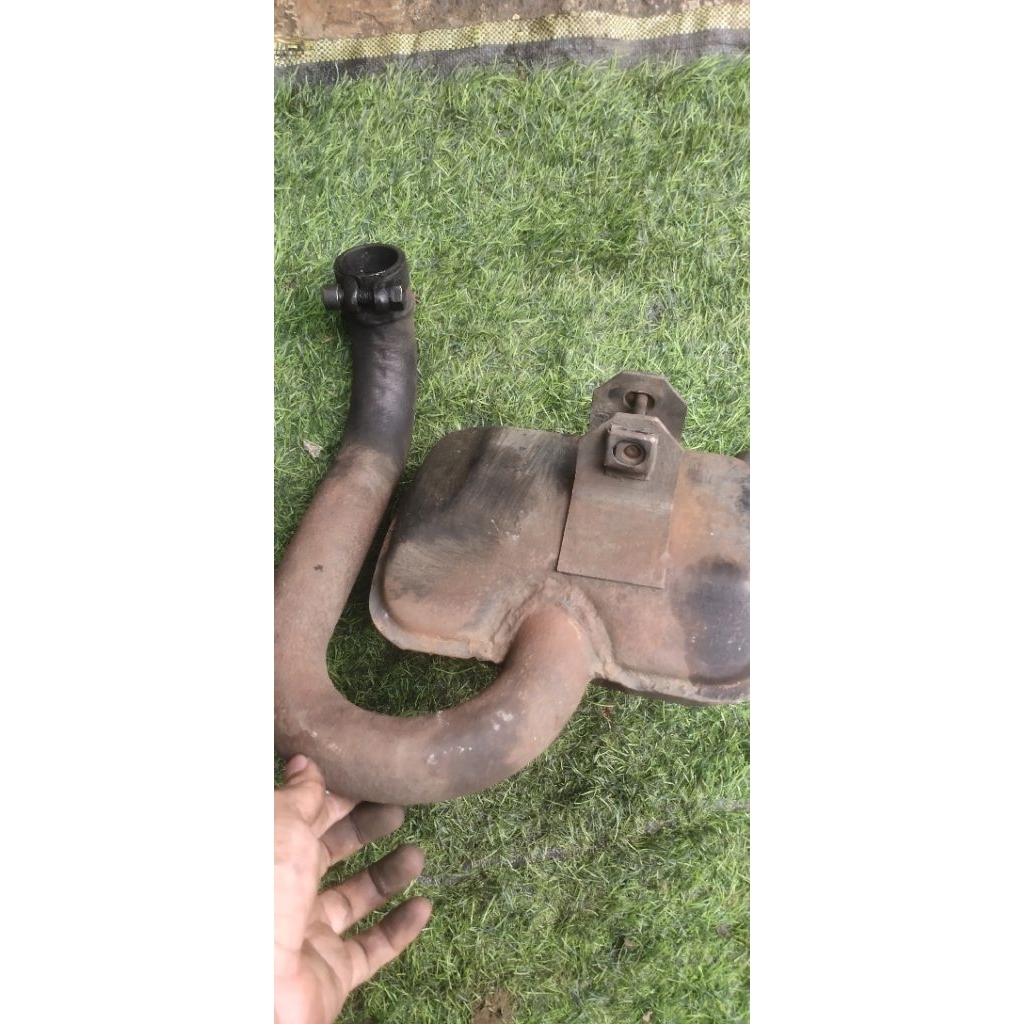 knalpot dgm krut  vespa excel original