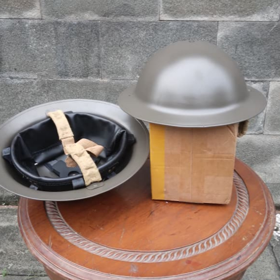 Helm Baja Tentara Inggris MKII Brodie Helmet WW2 FULL METAL Safety