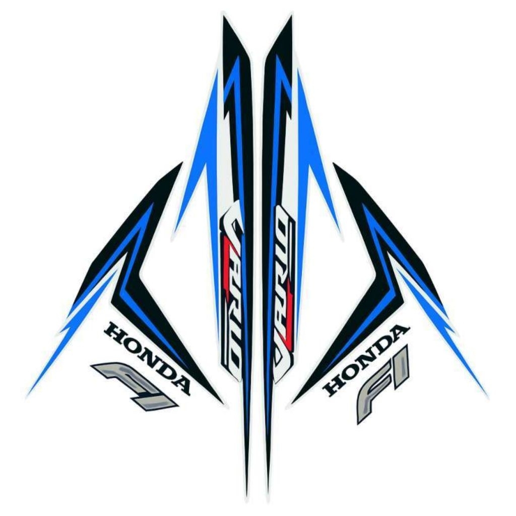 Striping stiker body motor Honda vario techno 125 led 2016 stiker list bodi motor vario techno 125 l