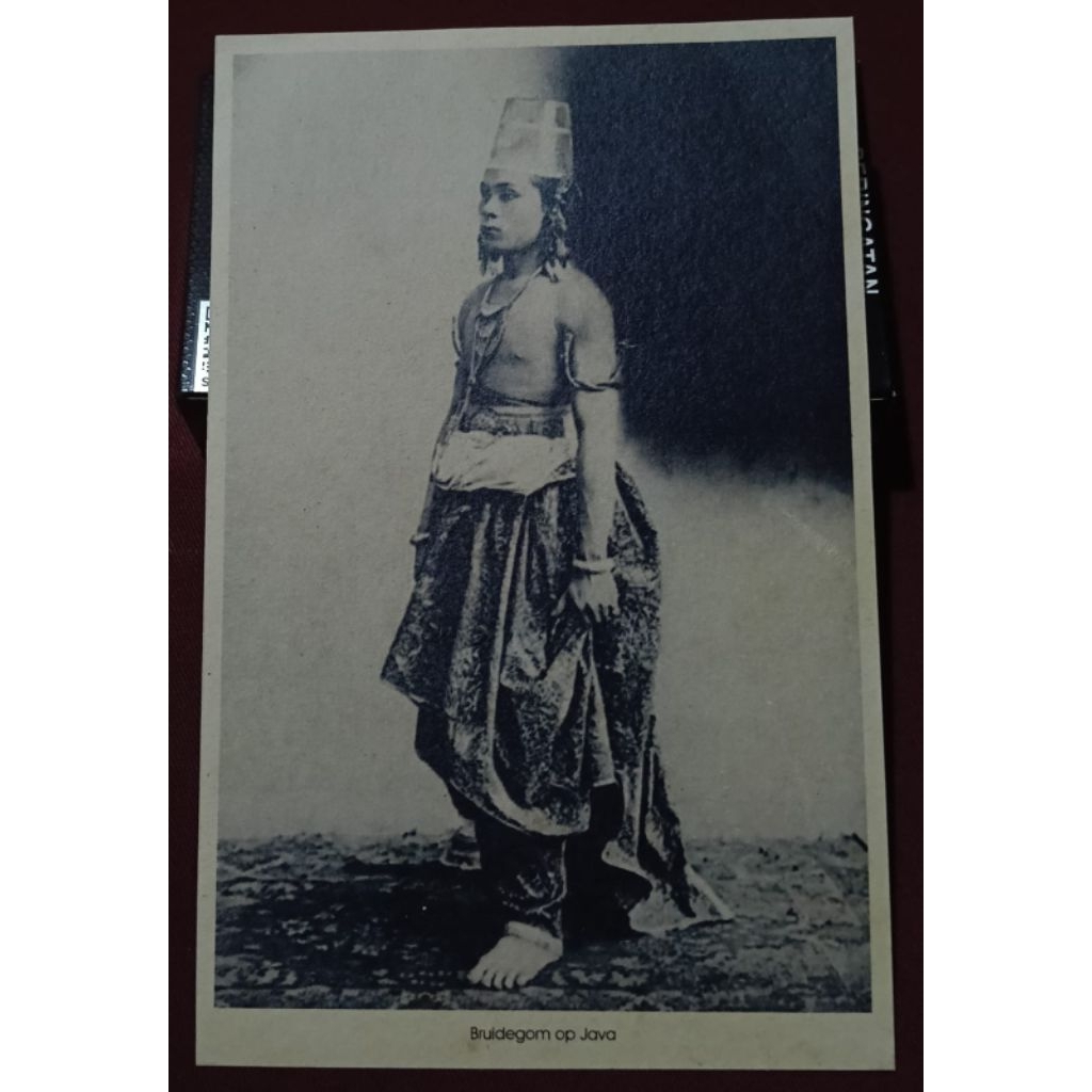 Kartoe Pos Jaman Dahulu Bruidegam Op Java Clasik
