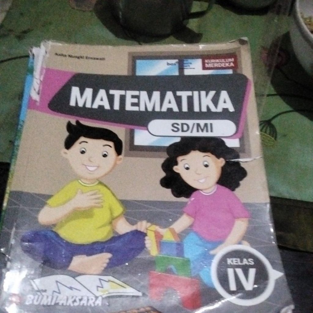 Buku matematika 4 SD kurikulum merdeka bumi aksara
