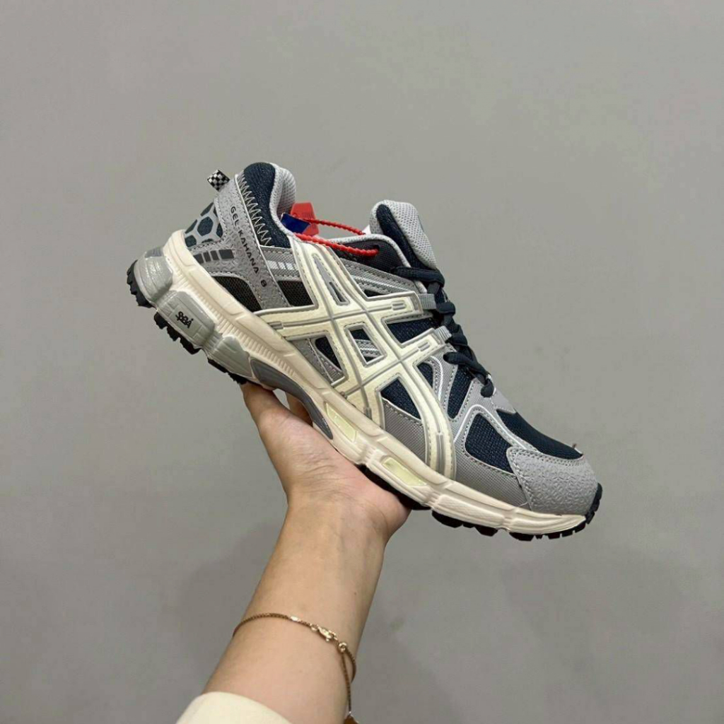 Sepatu Lari Trail Kahana 8 Retro Grey