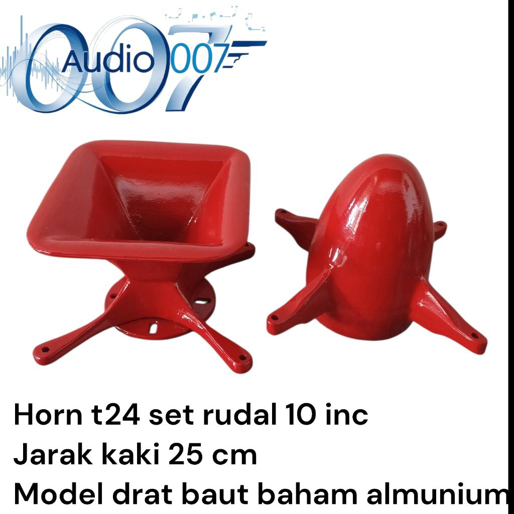 horn t24 set rudal 10inc,horn t24,horn tweeter,horn tweeter bahan almunium