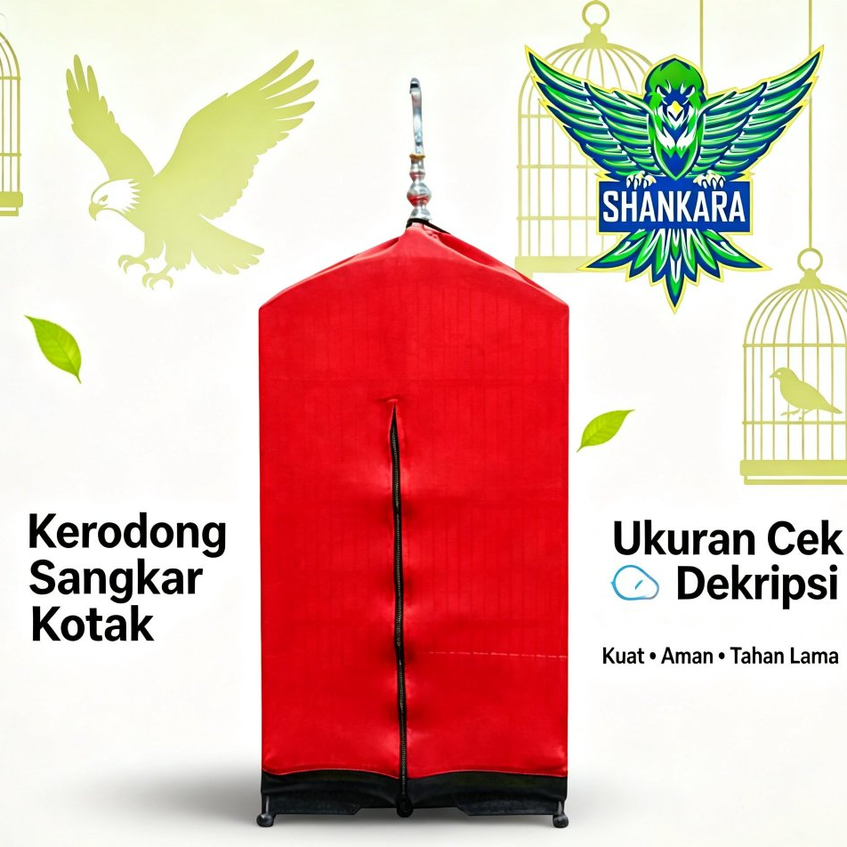 KERODONG BURUNG KOTAK / KRODONG SANGKAR BURUNG KOTAK NO 1 NO 2 NO 3