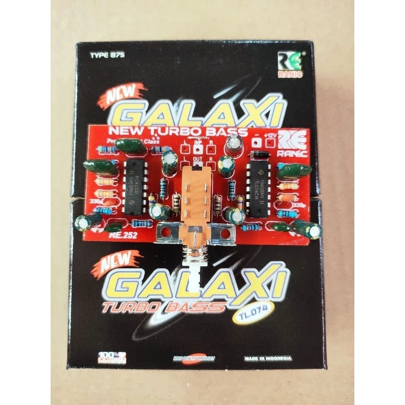 Kit Galaxi Galaxy New Turbobass Stereo 2IC TL074 12V