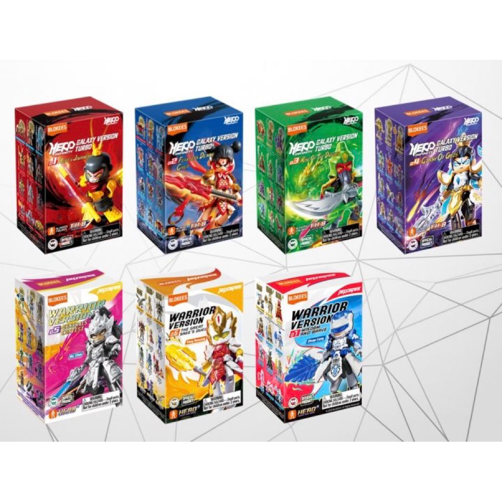 Blokees Hero Spire Infinity Warrior Galaxy Version Turbo OFC Action Figure Model Kit Lv Bu Battle Su