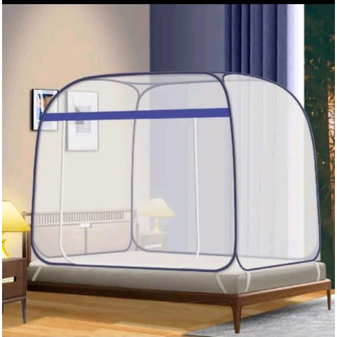 kelambu tenda lipat JUMBO praktis kelambu nyamuk kelambu tirai [180x200] [200x200]