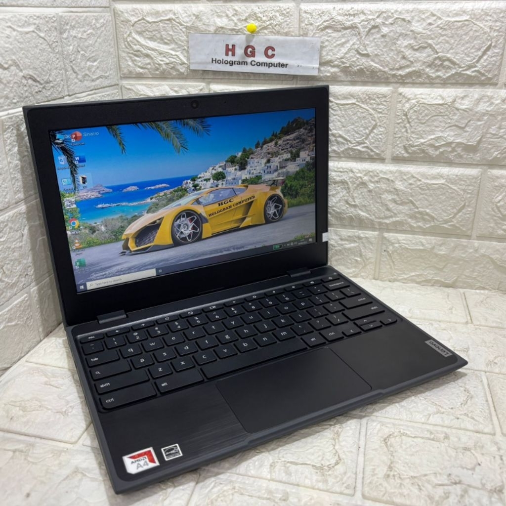 LENOVO CROMBOK AMD A4 9120 SUDAH TERINSTALL WINDOWS SIAP PAKAI