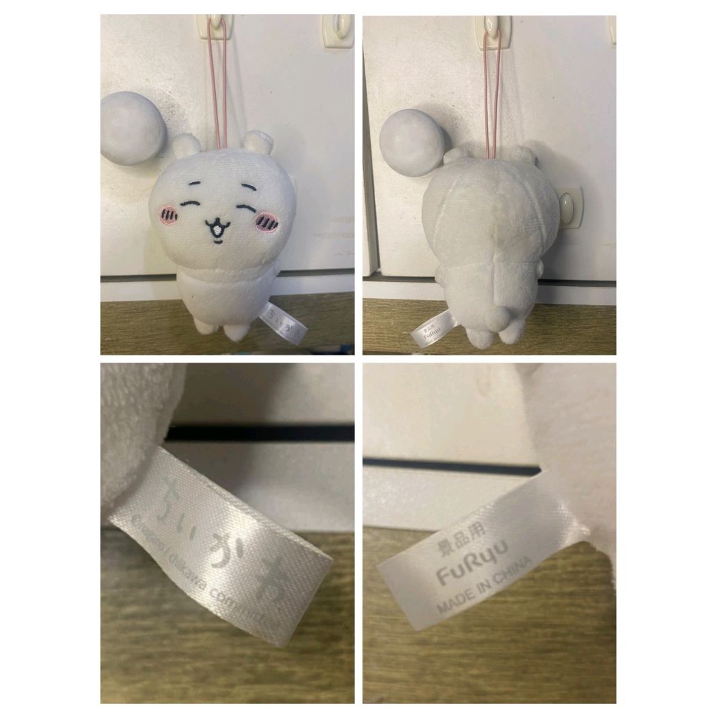 Chiikawa Smile Plush Keychain | Ganci Gantungan Kunci Chiikawa Boneka Original Nagano
