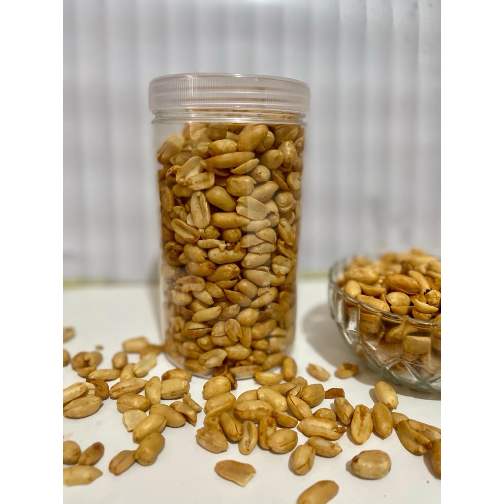 Kacang goreng bawang premium kemasan Toples 500gr