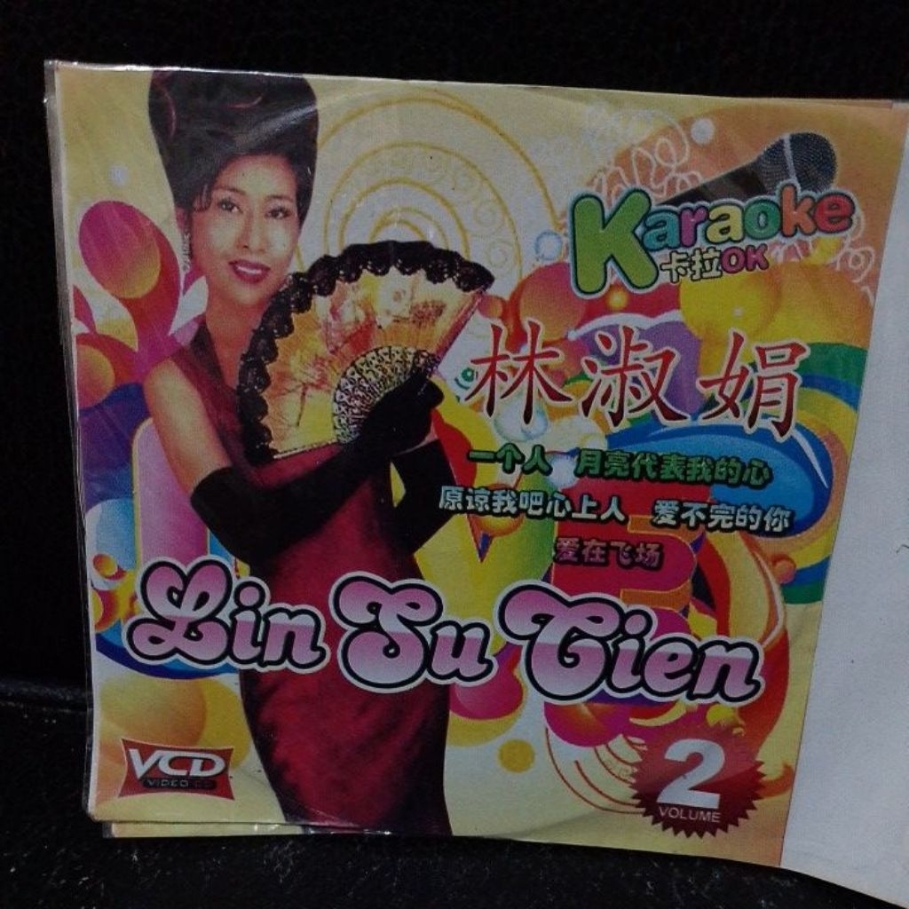 VCD versi Mandarin bisa berkaraoke bersama Lin Su Cien original