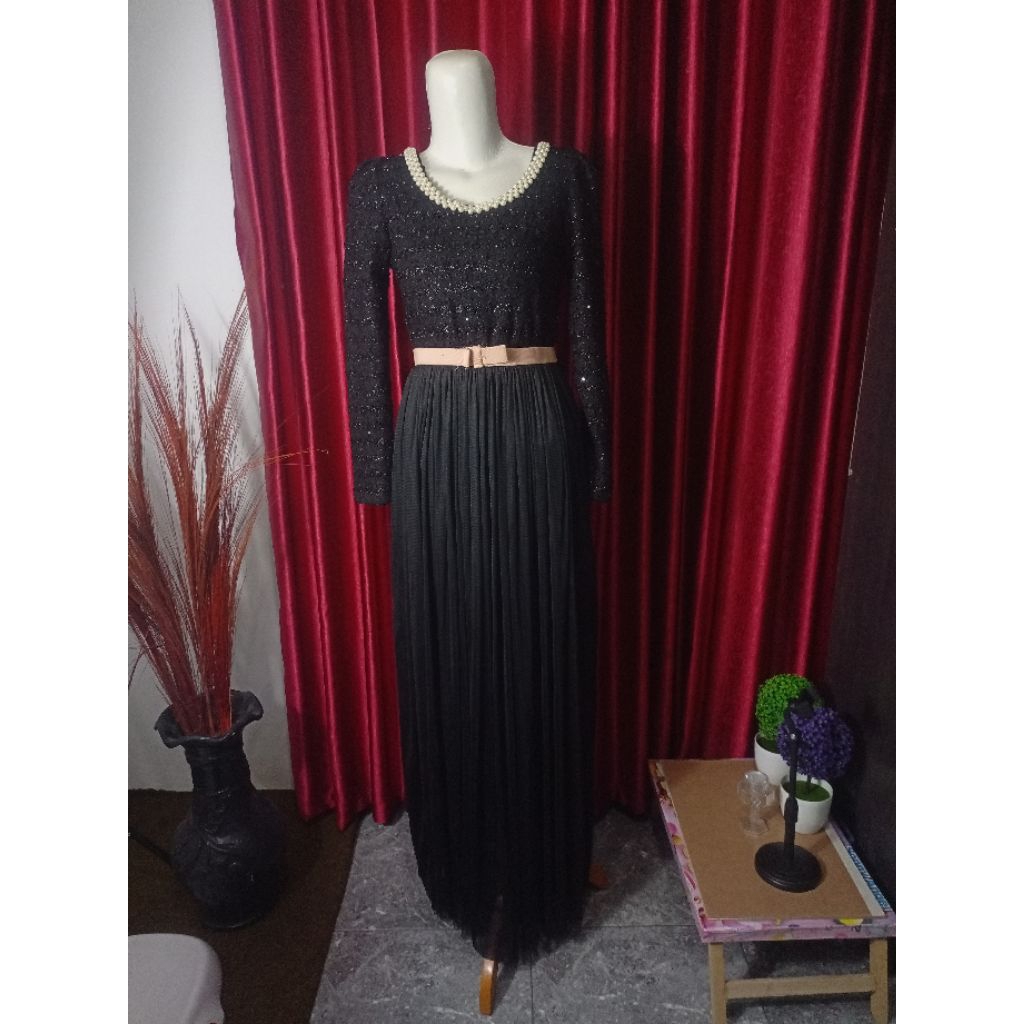 Preloved Dress Rok Tutu Hitam