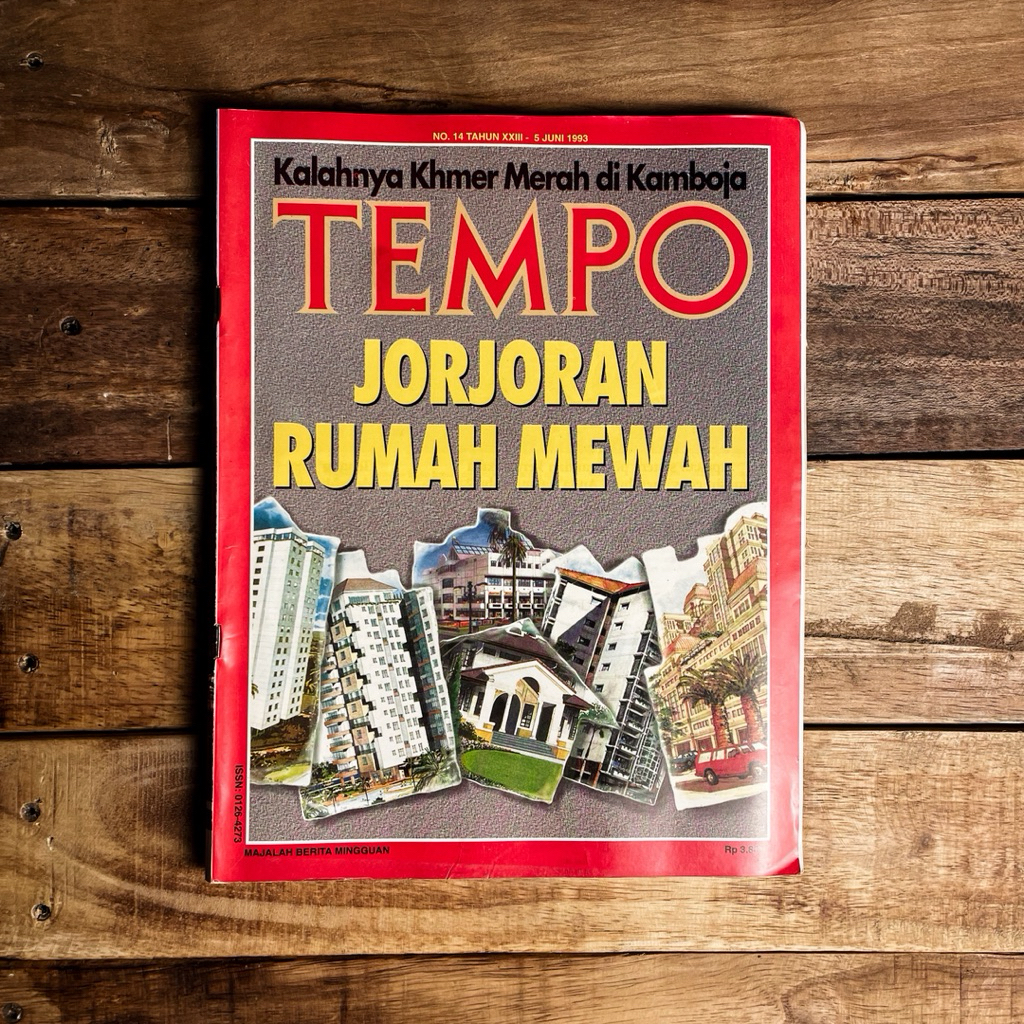 Majalah Berita Mingguan Tempo Edisi No. 14 Tahun XXIII 5 Juni 1993 Jorjoran Rumah Mewah | Kalahnya K