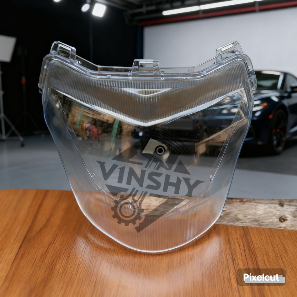 MIKA KACA LAMPU DEPAN  VIXION NEW 2012-2014 PUTIH,BENING HIGH QUALITY