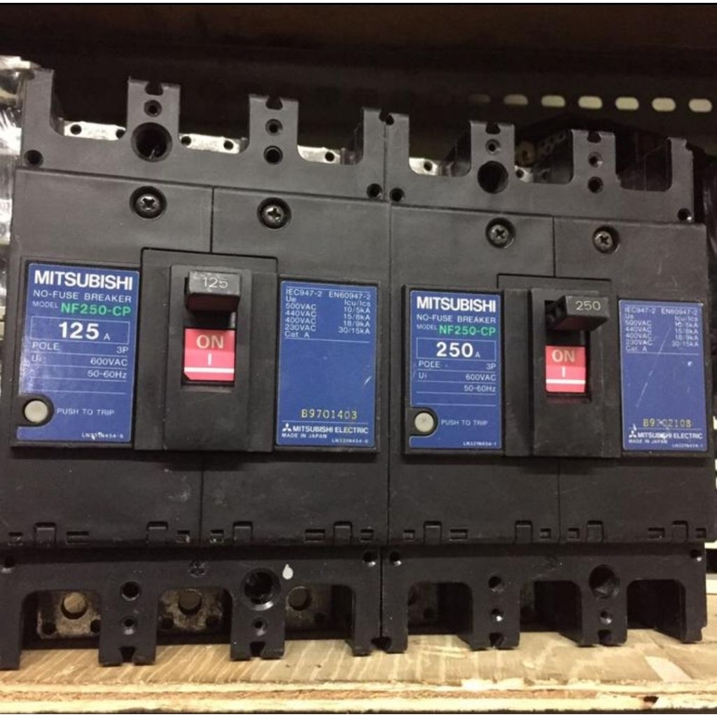 Mccb/Breaker Nfb Mitsubishi 3P 100A,125A,200A,250A