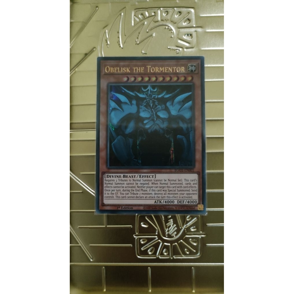 Kartu Yugioh dewa Obelisk The Tormentor LC01 rare original