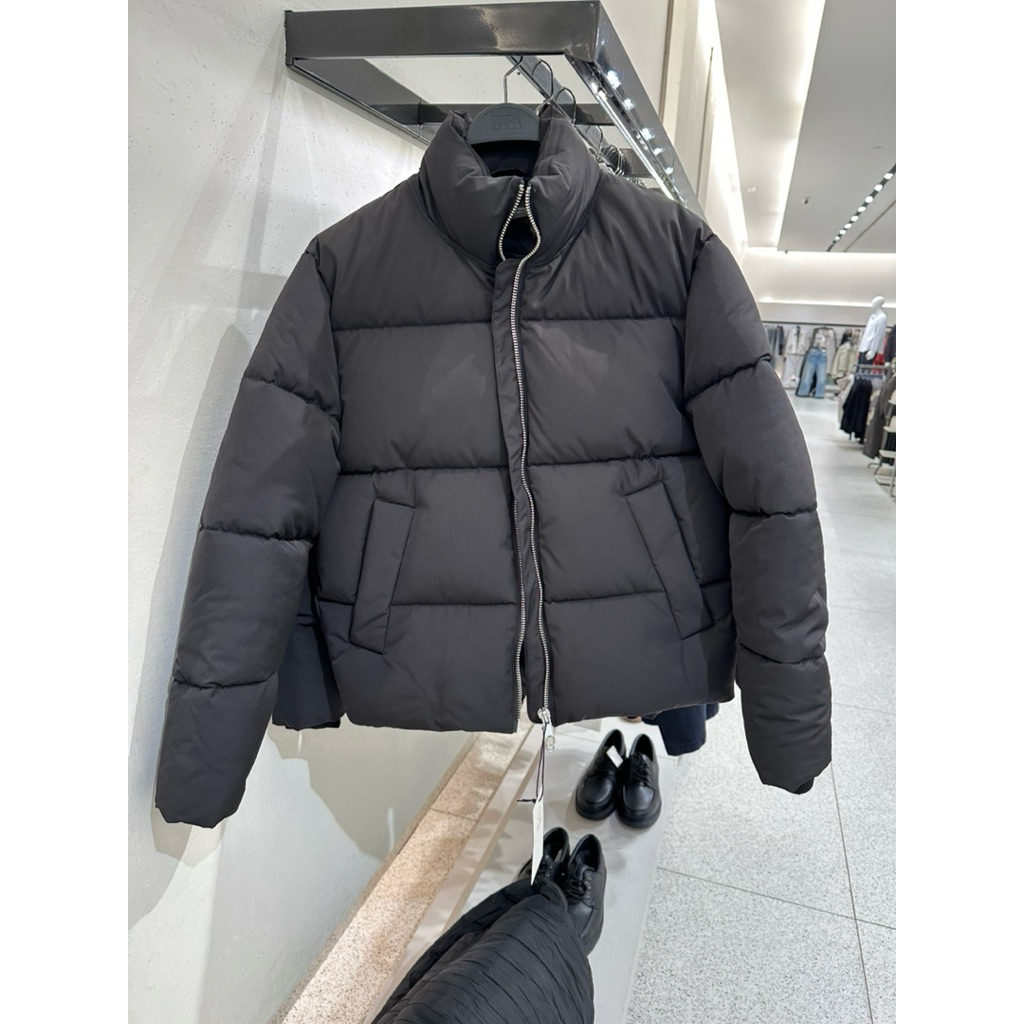 Jaket Winter Musim dingin / Puffer Panjang Cowok Zara