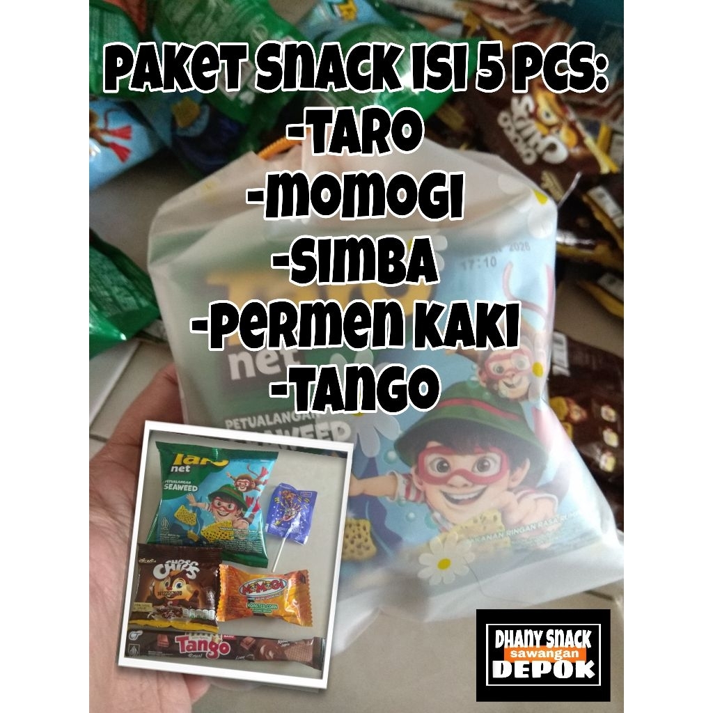 Paket snack ulang tahun anak 10 pack /paket snack ultah anak/souvenir/hampers/snack ultah anak