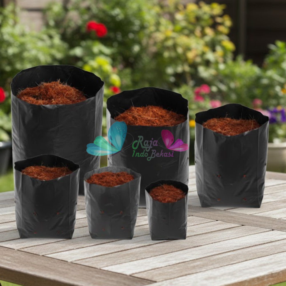 Polybag Tanaman Polibag Tebal Kecil Sedang 10x12 15x15 20x20 25x25 30x30 35x35 40x40 60x60 Pot Plast